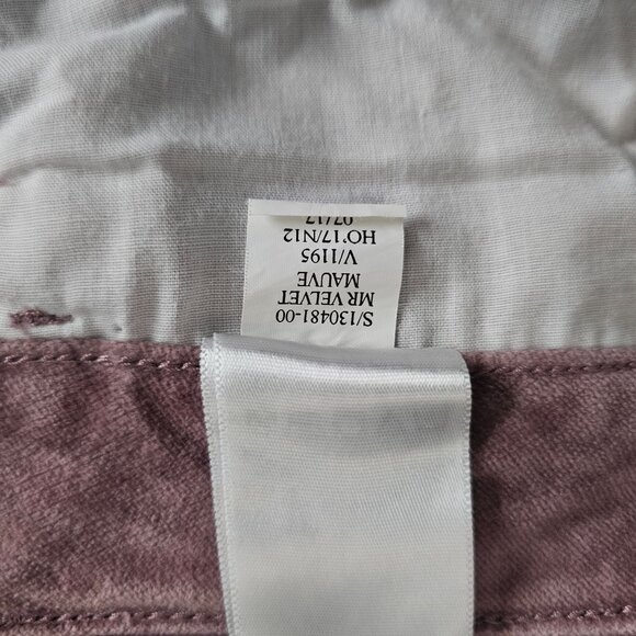 Old Navy Women's Mid Rise VELVET Mauve Rockstar Skinny Jeans Size 6 - Picture 10 of 14